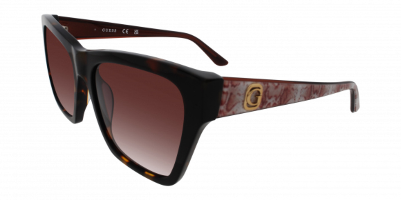 GUESS Unisex Sonnenbrille GU00113 – Shiny Black, 55 Mm, Stylischer UV-Schutz