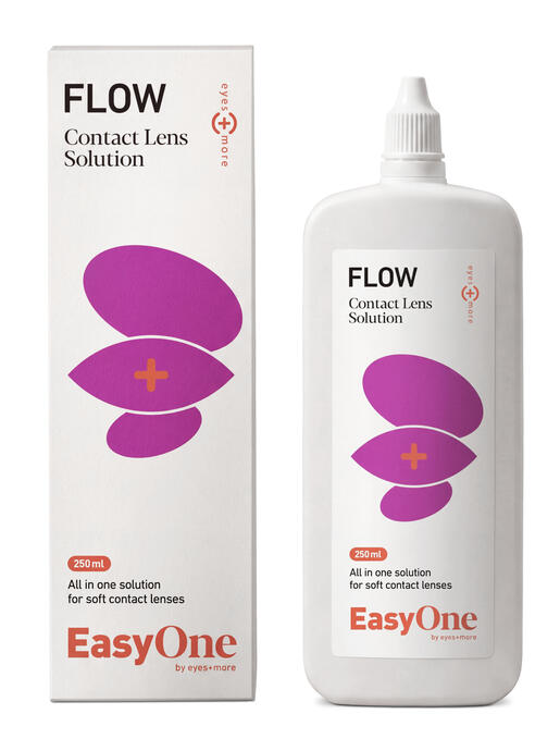 Easy One Flow All-in-One Kontaktlinsenl&ouml;sung (250 ml) 01