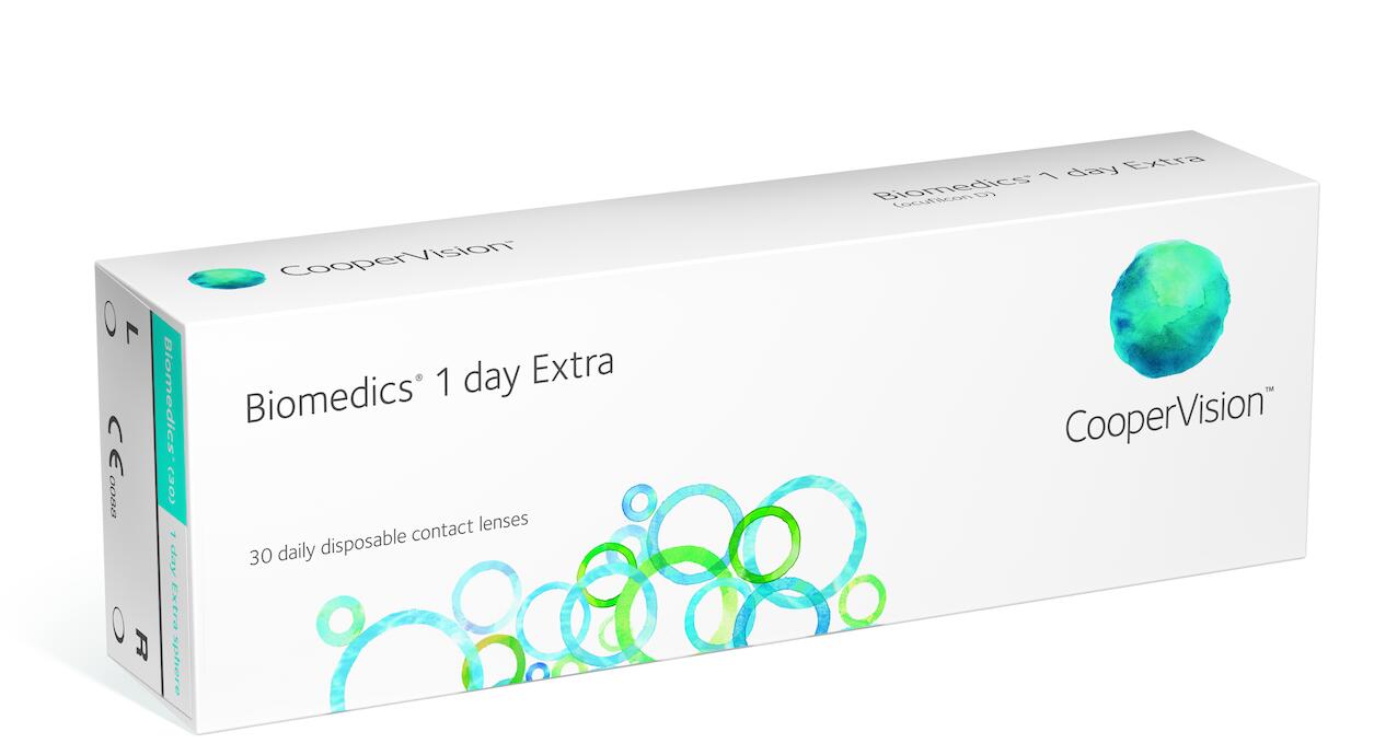 Lentilles journali&egrave;res Biomedics 1-day Extra (30 pi&egrave;ces) 01